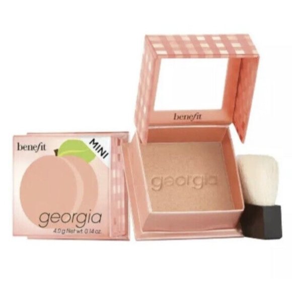 Benefit Cosmetics Georgia‎ Mini Blush  0.14oz NEW in BOX - Picture 1 of 2